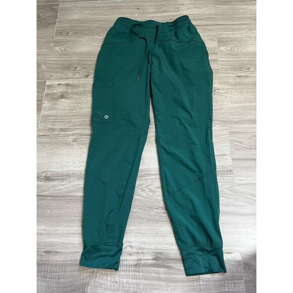 Barco One Perf Cargo Jogger Women's Scrub Pants Green XSP - Picture 2 of 5